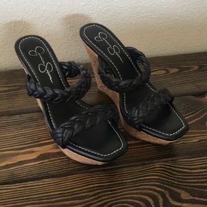 Jessica Simpson cork wedge 8